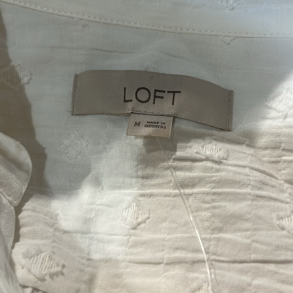 Loft long sleeve‎ blouse, size medium, NWT - Picture 12 of 14